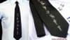 Nyakkendő VICCES megkötési utasítással, fekete