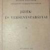 Magyar Dolgozók Országos Sakkszövetsége Játék és versenyszabályai 1949 könyv