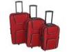 3 részes gurulós bőrönd szett, piros