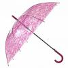 Rózsaszín Műanyag átlátszó Esernyő vel Minta GYS160005PD