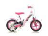 Dino Sport rózsaszín-fehér kerékpár 10-es méretben