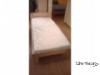 Új fenyő ágy (90x200 cm) új matraccal együtt eladó