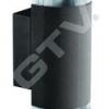 GTV Homlokzati lámpa SILVA 2xGu-10 fekete