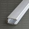 MIKRO-LINE üveg élre, 1m, alumínium LED profil