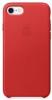 Apple iPhone 7 bőr hátlap tok - Piros