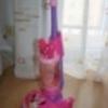 Szupercsajos rózsaszín MINNIE kislány gyerek játék porszívó 60 cm magas