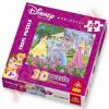 3D Puzzle 120 db-os Disney hercegnők a kertben Trefl