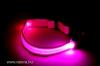 Világító világítós LED nyakörv pink 1803