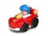Fisher-Price: Little People négykerekű autópajtás piros versenyautó - Mattel