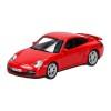 Szuper fém-öntvény autók - Porsche 911 Turbo-piros