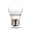 V-Tac LED lámpa gömb E-27 3W meleg fehér