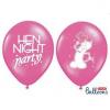 Hen Night Party Feliratú Pink Lufi Lánybúcsúra, 30 cm