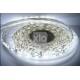 5m-es vízálló LED szalag hideg fehér, tápegységgel