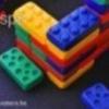 ESDA Lego Építőkocka építő kocka, játszóházi miniverzió