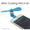 8pin Super csendes USB Cooler hűtő mini ventilátor