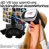 3D virtuális VR box szemüveg TÁVIRÁNYÍTÓVAL okostelefonhoz