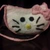 Horgolt Hello Kitty táska