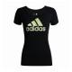 Adidas Fade Logo Tee Női Póló (Fekete-Sárga) AC3595