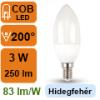 LED lámpa E14 (3Watt 200 ) Gyertya - hid...