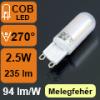 LED lámpa G9 (2.5Watt 270 ) Small - mele...