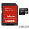 Sandisk 16GB SD micro (SDHC Class 4) memória kártya adapterrel