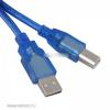 Kék 1.5m USB 2.0 nyomtató kábel A - B