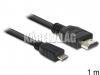 Delock MHL (micro USB) - HDMI kábel, 1m...
