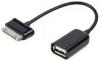 Gembird 15cm USB2.0 - 30pin Samsung OTG kábel, fekete