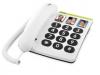 Doro PhoneEasy 331ph asztali telefon időseknek, fehér