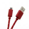 Sbox USB A -Micro USB kábel - 1M,piros
