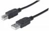 MANHATTAN - USB 2.0 nyomtató kábel, 1 m,...