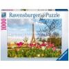 Ravensburger 1000 db-os puzzle - Az Eiffel-torony tulipánokkal 19525