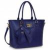 Női kék lakk táska - Tilton