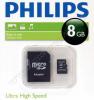 Memória kártya micro SD 8 Gb Philips SPH...