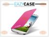 Samsung i9500 Galaxy S4 flipes hátlap - EF-FI950BPEGWW utángyártott - pink