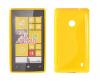 Nokia Lumia 520 S-line szilikon tok citr...