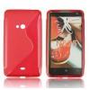 Szilikon tok S-TYPE Nokia Lumia 630 és 635 Red