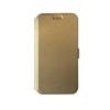 Huawei P8 Lite arany flip oldalra nyíló tok