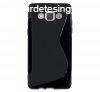Samsung A500 Galaxy A5 szilikon tok S-line, fekete