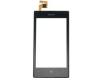 Érintőpanel Nokia Lumia 520 fekete kerettel (proximity szenzorral) (utángyártott)