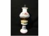 Antik festett porcelán petróleumlámpa