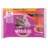Whiskas macskaeledel alutasakos 4 x 100 g Húsos zöldséges válogatás