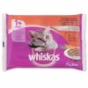 Whiskas macskaeledel alutasakos 4 x 100 g Ízletes válogatás