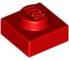 LEGO 3024c5 - LEGO piros lap 1 x 1 méretű