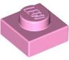 LEGO 3024c104 - LEGO élénk rózsaszín lap 1 x 1 méretű