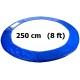 250 cm kék színű trambulin rugóvédő