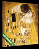 Vászonkép, Gustav Klimt: A csók (részlet...