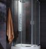 Radaway Premium Plus E 100X80 íves aszimmetrikus zuhanykabin szatén