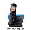 Panasonic DECT hívóazonosítós üzentrögzítős fekete telefon : KX-TGC220PDB
