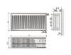 DUNAFERR radiátor LUX-UNI DKEK-500 700 Balos